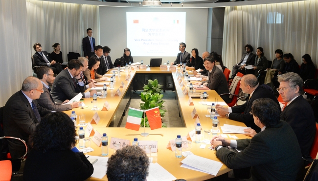 同济中意战略咨询委员会第4次会议照片
